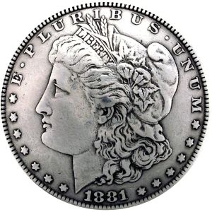 Concho Antique Silver Screwback 1.375 inch 