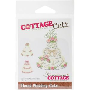 Cottagecutz Dies Tiered Wedding Cake 2.3 inch X3 inch 