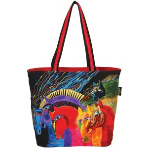 Laurel Burch Shoulder Tote Zipper Top 19