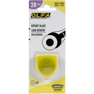 OLFA Rotary Blade Refill 28mm 5 Per Pkg 