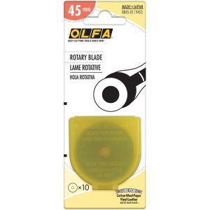 OLFA Rotary Blade Refill 45mm 10 Per Pkg 