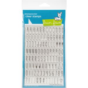 Lawn Fawn Clear Stamps 4inchX6inch Milo s ABCs