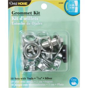 Dritz Home Grommet Kit .4375inch W Stud Setter 10 Per Pkg Silver
