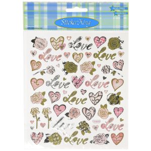 Sticker King Stickers Love and Roses