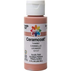Ceramcoat Acrylic Paint 2oz Tawny Semi Opaque