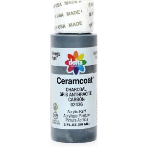 Delta Ceramcoat Acrylic Paint 2oz Charcoal Opaque