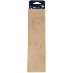Realeather Crafts Suede Trim Piece 8.5 inch X11 inch Beige