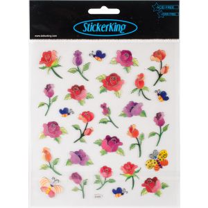 Sticker King Stickers-Long Stemmed Roses