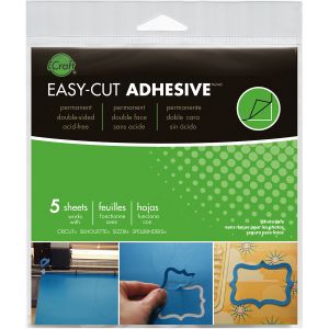 iCraft Easy Cut Adhesive Sheets 5.75 inch X5.75 inch 5 Per Pkg