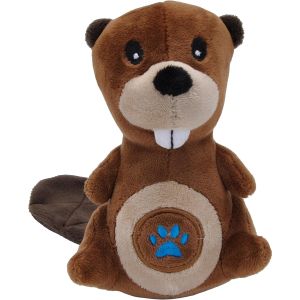 Li l Pals Paw Plush Dog Toy Beaver