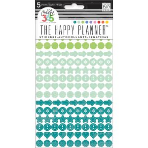 Happy Planner Stickers 5 Sheets Colorful Dots