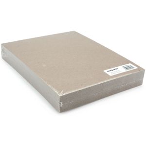 Grafix Medium Weight Chipboard Sheets 8.5 inch X11 inch 25 Per Pkg -Natural