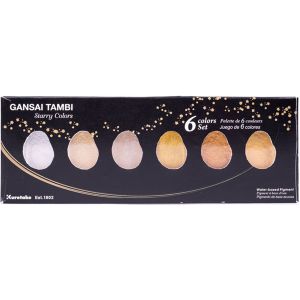 Kuretake Gansai Tambi 6 Color Set Starry Colors