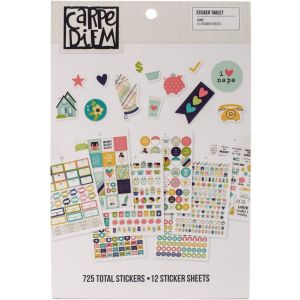 Carpe Diem Home A5 Stickers 12Per Pkg 