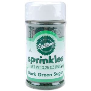 Wilton Sugar Sprinkles 3.25 oz Dark Green 1 pack of 1 piece