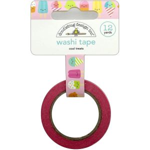 Doodlebug Washi Tape 15Mmx12Yd Cool Treats
