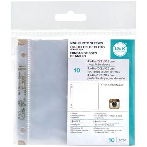 Project Life Photo Pocket Pages 4 inch X4 inch 10 Per Pkg Four 2 inch X2 inch Pockets