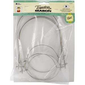 Transform MasonR Wire Handles 3 Per Pkg Silver
