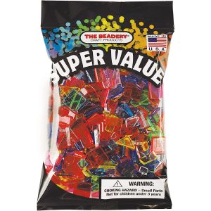 Mosaic Shapes 1100Pcs Per Pkg Geometric Translucent