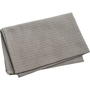 Dunroven House Waffle Weave Tea Towel 20inchX28inch Gray