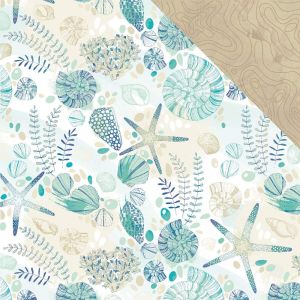 Deep Sea Double Sided Cardstock 12 inch X12 inch Tide