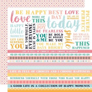 Kaisercraft Paisley Days Double Sided Cardstock 12X12 Inch Daisy Chain