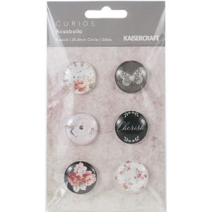 Rosabella Adhesive Curios 6 Per Pkg 