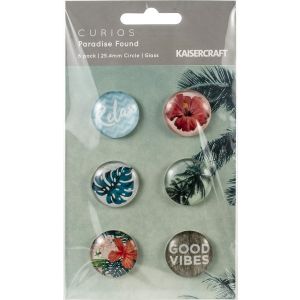 Kaisercraft Paradise Found Adhesive Curios 6 Per Pkg
