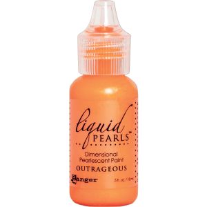 Ranger Liquid Pearls Dimensional Pearlescent Paint .5oz Outrageous 1 pack of 1 piece