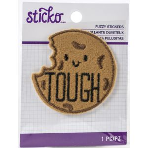 Sticko Fuzzy Stickers Tough Cookie