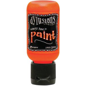 Ranger Dylusions Acrylic Paint 1ozMango Punch 1 pack of 1 piece