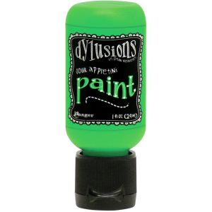 Ranger Dylusions Acrylic Paint 1ozSour Appletini 1 pack of 1 piece