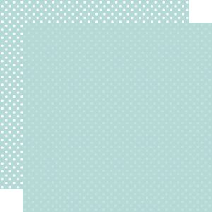 Echo Park DotsStripes DoubleSided Cardstock 12inchesX12inchesMint