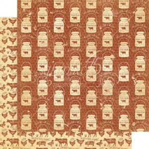Farmhouse DoubleSided Cardstock 12inchesX12inchesCountry Morning