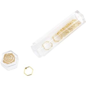 The Hook Nook Split Ring Stitch Markers Gold