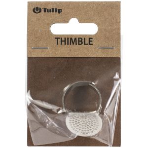Tulip Adjustable Ring Thimble With Plate 