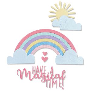 Sizzix Thinlits Die By Olivia Rose 8 Per Pkg Rainbow Magic