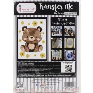 Dress My Craft Transfer Me Sheet A4 My Teddy