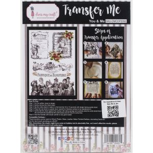 Dress My Craft Transfer Me Sheet A4-You & Me