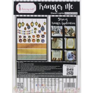 Dress My Craft Transfer Me Sheet A4-Diwali Lights