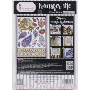 Dress My Craft Transfer Me Sheet A4-Ethnic Motifs