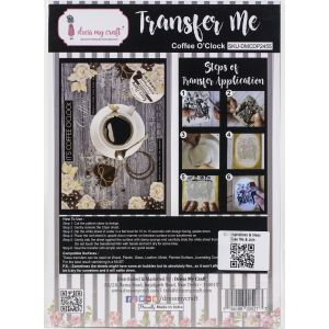 Dress My Craft Transfer Me Sheet A4-Coffee O'Clock