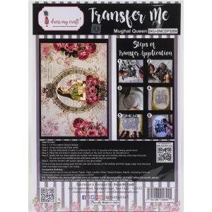 Dress My Craft Transfer Me Sheet A4-Mughal Queen