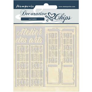 Stamperia Decorative Chips 5.5