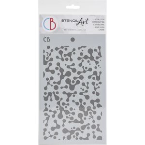Ciao Bella Stencil Art Texture Stencil 5inchX8inch Abstract Dots