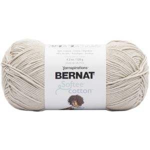 Spinrite Bernat Softee Cotton Yarn Feather Gray 1 pack of 1 Skein