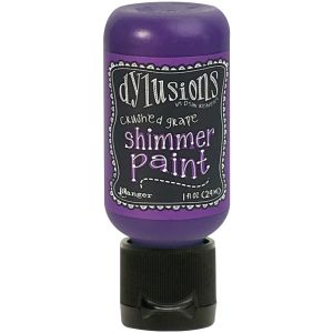 Ranger Dylusions Shimmer Paint 1ozCrushed Grape 1 pack of 1 piece