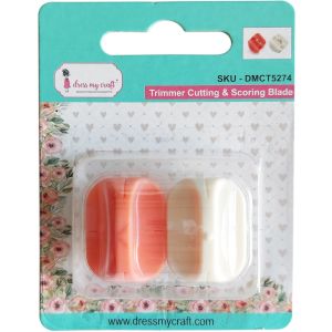 Dress My Craft Trimmer Cutting Blade and Scoring Blade 2 Per Pkg For Trimmer DMCT4416 and Trimmer DMCT4438
