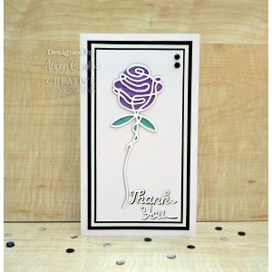 Creative Expressions Craft Dies -One-Liner Collection - Thank You