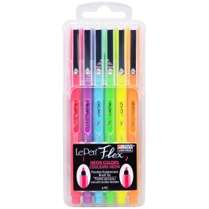 Uchida Le Pen Flourescent Set 6 Per Pkg
